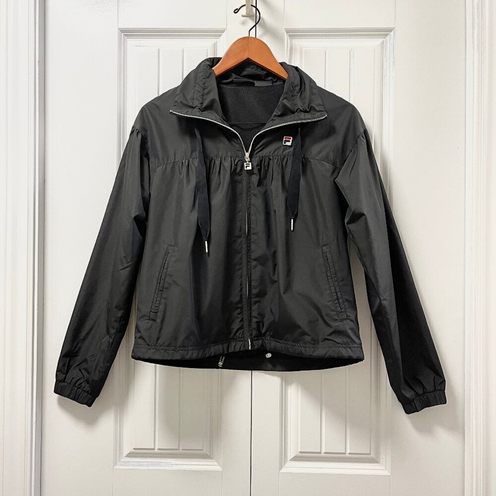 FILA Windbreaker Jacket Black